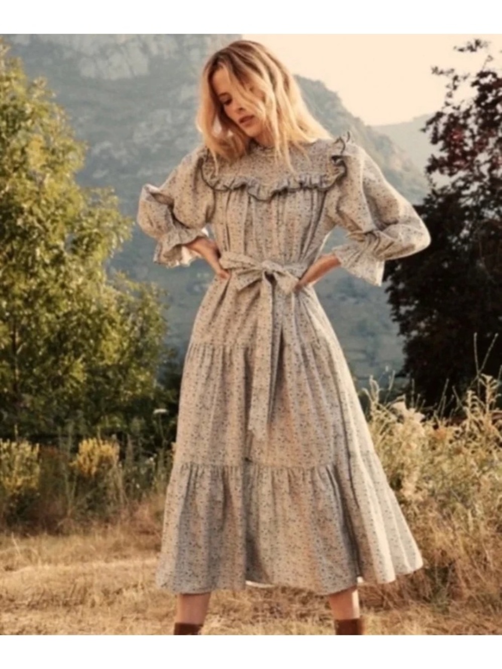 Doen Blue Mountain Corduroy Dress